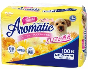 【ペティオ】エアセレブ　アロマティック　ペットシーツ　レギュラー　１００枚ｘ８個（ケース販売）