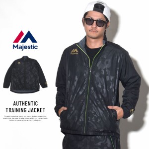 マジェスティック MAJESTIC ナイロントラックジャケット メンズ MLB 野球 オーセンティックトレーニングジャケット XM23-MAJ0040