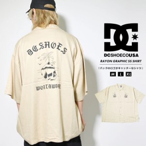 DC SHOES ディーシーシューズ オープンカラーシャツ メンズ 半袖 開襟 レーヨン シャツ ブランド スケーター スケボー 22 RAYON GRAPHIC 