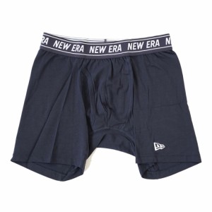 メール便送料無料 NEW ERA ニューエラ ボクサーパンツ ロング ネイビー 13518028