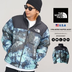 THE NORTH FACE ノースフェイス ヌプシ ダウンジャケット USAモデル 700FP メンズ アウター アウトドア ブランド Printed 1996 Retro Nup