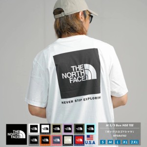 メール便送料無料 THE NORTH FACE ザ・ノースフェイス Tシャツ 半袖 メンズ レディース バックプリント ボックスロゴ S/S BOX NSE TEE