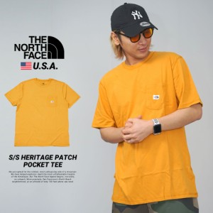 メール便送料無料 ザ・ノースフェイス THE NORTH FACE ポケットTシャツ ポケT メンズ ブランド ボックスロゴ 胸ポケット付き HERITAGE PA