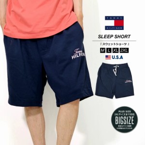 TOMMY HILFIGER トミーヒルフィガー ハーフパンツ ショートパンツ メンズ スウェット 薄手 ブランド ロゴ ゆったり 大きめ TOMMY PIQUE S