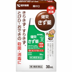 【第3類医薬品】健栄きず薬 30mL 【メール便】【お取り寄せ】(4987286317977)