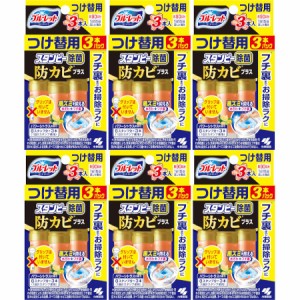 ブルーレットスタンピー除菌防カビプラス つけ替用 パワーシトラスの香り 3本入【6個セット】(4987072088401-6)