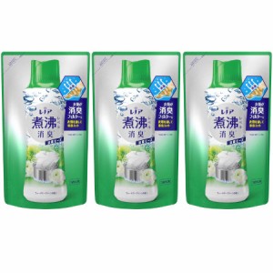 レノア煮沸レベル消臭抗菌ビーズ ウォータリーグリーンの香り つめかえ用 365ml【3個セット】(4987176178879-3)