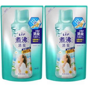 レノア 煮沸レベル消臭 抗菌ビーズ 部屋干し用 花とおひさまの香り つめかえ用 365ml【2個セット】(4987176178916-2)