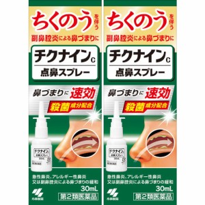 【第2類医薬品】チクナインｃ点鼻スプレー 30ml【2個セット】(4987072089026-2)