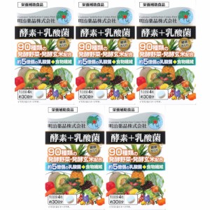 健康きらり 酵素＋乳酸菌 210粒【5個セット】(4954007017393-5)