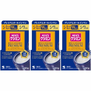 メンズケシミンプレミアムオールインワンクリーム 90g【3個セット】(4987072088982-3)