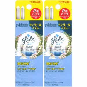 グレード 消臭センサー＆スプレー リフレッシュスプリング つけかえ用 18mL×2個入【2個セット】(4901609015395-2)