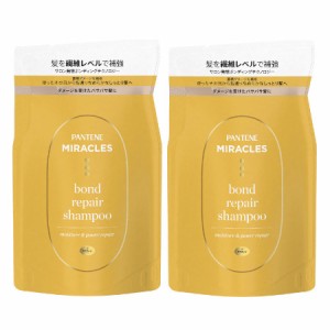 P＆G 【シャンプー2個セット】P&G パンテーンミラクルズ ボンドリペア モイスチャー＆パワーリペア 【メール便】(4987176204639-2)