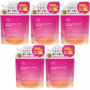 プロスタイル モーニングリセットウォーター アロマローズの香り 詰替用 1000ml【5個セット】(4901417665843-5)