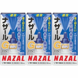 【第2類医薬品】ナザールＧスプレー 30ml【3個セット】(4987316018805-3)