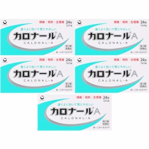 【第2類医薬品】カロナールＡ 24錠【5個セット】【メール便】(4987107634122-5)