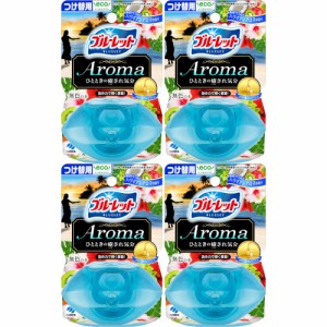 【4個セット】液体ブルーレットおくだけアロマ つけ替用 南国リゾートハワイアンアロマの香り 70ml【定形外郵便】(4987072091111-4)