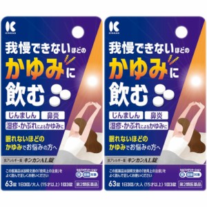 【第2類医薬品】キンカンＡＬ錠 63錠【2個セット】【定形外郵便】(4987062621007-2)