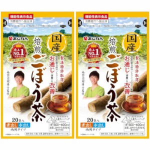 国産 焙煎ごぼう茶 20包入【2個セット】【メール便】(4965919497029-2)