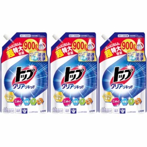 トップクリアリキッド つめかえ用超特大 900g【3個セット】(4903301365563-3)