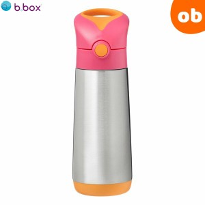 bbox ステンレスボトル500ml ストロベリーシェイク ビーボックス b-box b.box 保冷 保温 ストローボトル 子供用 strawber