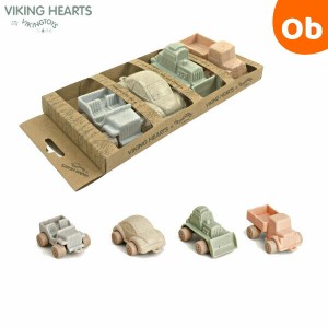 バイキングトイズ バイキングハーツS いろいろくるまセット　VIKINGTOYS　VIKING HEARTS　ミニカー4個セット