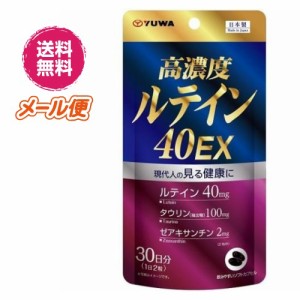 【ポイント倍々！最大+7%】高濃度ルテイン40EX 60粒