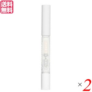 ネイルティント ポリッシュ マニキュア ピュアティントネイル 1.7ml クリア 2本セット 送料無料