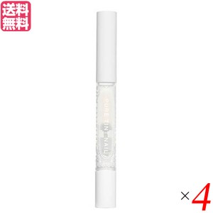 ネイルティント ポリッシュ マニキュア ピュアティントネイル 1.7ml クリア 4本セット 送料無料