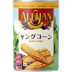 ヤングコーン 缶詰 水煮 アリサン ヤングコーン缶400g