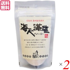 塩 藻塩 瀬戸内 海人の藻塩 100g ２個セット 蒲刈物産株式会社 送料無料