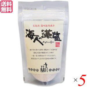 塩 藻塩 瀬戸内 海人の藻塩 100g ５個セット 蒲刈物産株式会社 送料無料