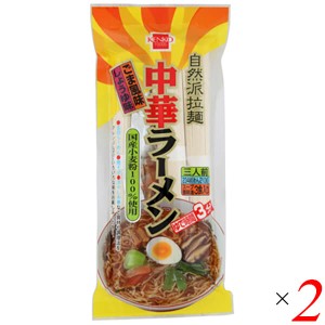 【6/13(木)限定！ポイント8~10%還元】ラーメン インスタントラーメン 袋麺 健康フーズ 中華ラーメン3人前 ２個セット