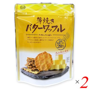 【ポイント倍々！最大+7%】ワッフル クッキー お菓子 薄焼きバターワッフル 10枚 ×2セット（個包装）千珠庵