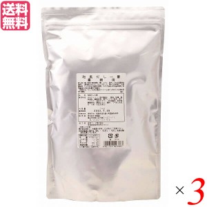 【ポイント倍々！最大+7%】だし 出汁 顆粒 創健社 和風だし一番 業務用（アルミパック） 1kg 3個セット 送料無料