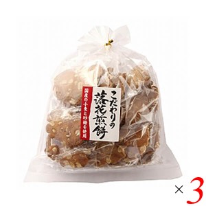 せんべい 煎餅 お菓子 米倉製菓 落花煎餅 18枚 3袋セット