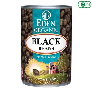 【ポイント倍々！最大+7%】ブラックビーンズ 缶 缶詰 有機ブラックビーンズ 425g エデン