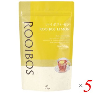 ルイボスティー ティーバッグ レモン 生活の木 ルイボスレモン 40TB（ティーバッグ） 5個セット 送料無料