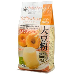 【ポイント倍々！最大+7%】大豆粉 大豆 粉末 グルテンフリー 豆っ粉 大豆粉 200g 山清 送料無料