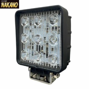 ●トラック用 LED 角型 作業灯 イエロー 12V/24V/48V 角型フォグランプ 激輝 JB/LSL-1407YE