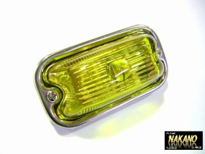 ●トラック用 角マーカーランプ 24V6W イエロー 前開き