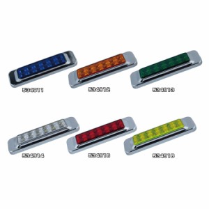 ●トラック用 LED 薄型（ペタンコ） サイドマーカーランプ 24V カラー選択 143×40×16ｍｍ