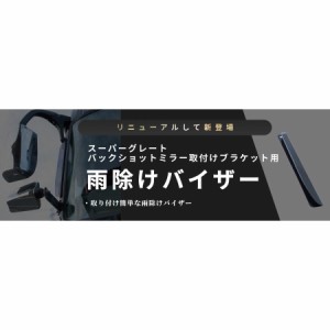 ●トラック用 雨除けバイザー 運転席側 バックショット取付ブラケット用 スーパーグレート吊下式ミラー車（スーパーミラー車） H12.2〜