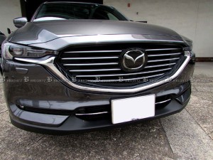 BRIGHTZ CX-5 KFEP KF2P KF5P 前期 超鏡面ステンレスメッキアンダーグリルモール 1PC FBUM−MOL−057