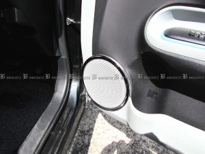 BRIGHTZ アクア NHP10 NHP10H 超鏡面ステンレスメッキドアスピーカーリング 4PC SPEAKER−031