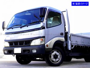 BRIGHTZ デルタ 超鏡面ステンレスメッキドアブリスターパネル 2PC TRUCK−L−075