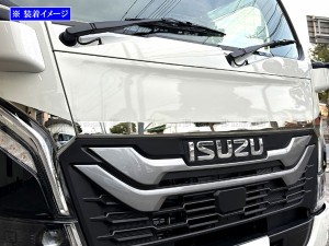 BRIGHTZ いすゞ エルフ 超鏡面ステンレスメッキグリルトップモール TRUCK−M−060