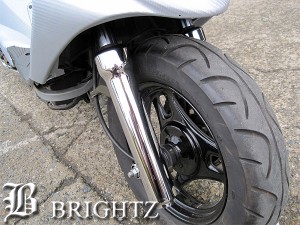 BRIGHTZ アドレス V125 CF4EA CF46A クロームメッキフロントフォークカバー