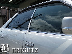 BRIGHTZ マーク2 GX LX JZX 100 105 101 超鏡面ステンレスメッキピラーパネルカバー 2PC 有用 PIL−SIL−338