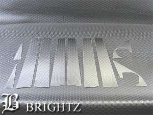 BRIGHTZ エクストレイル NT30 PNT30 T30 鏡面ステンレスメッキピラーパネルカバー 10PC バイザー無用 PIL−SIL−121